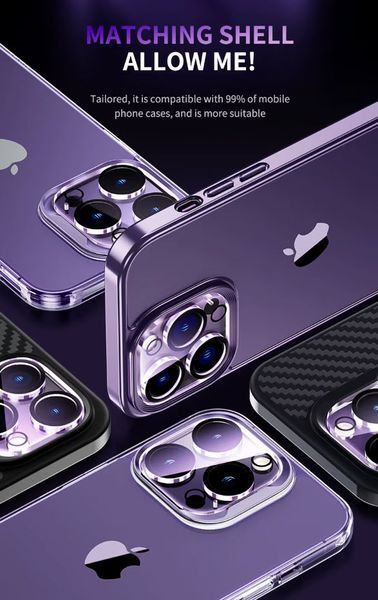 9Н Стекло защитное для камеры iPhone 13 Pro (6,1") Tempered Glass 8060 фото