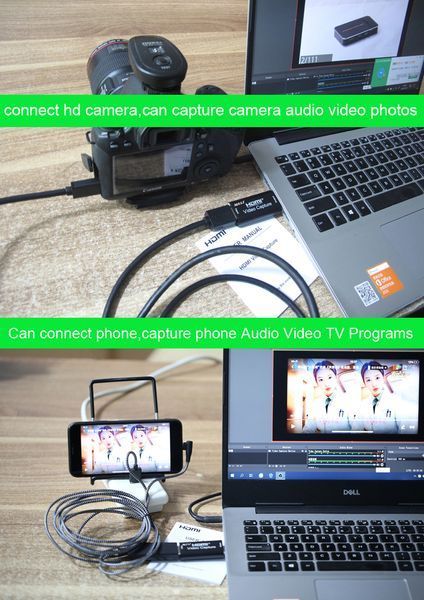 PS4-карта відеозахоплення USB &mdash; HDMI-грабер (in) Rullz Mini USB 2.0 Video Record Box Capture Card 5576 фото