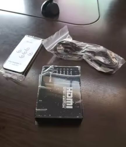 HDMI-комутатор світчер 5*1 портів (5 входів &mdash; 1 вихід) з ІЧ-пультом &mdash; перемикач для Xbox, PS4/PS5, DVD, ПК, ноутбука, ТВ 3511-3 фото