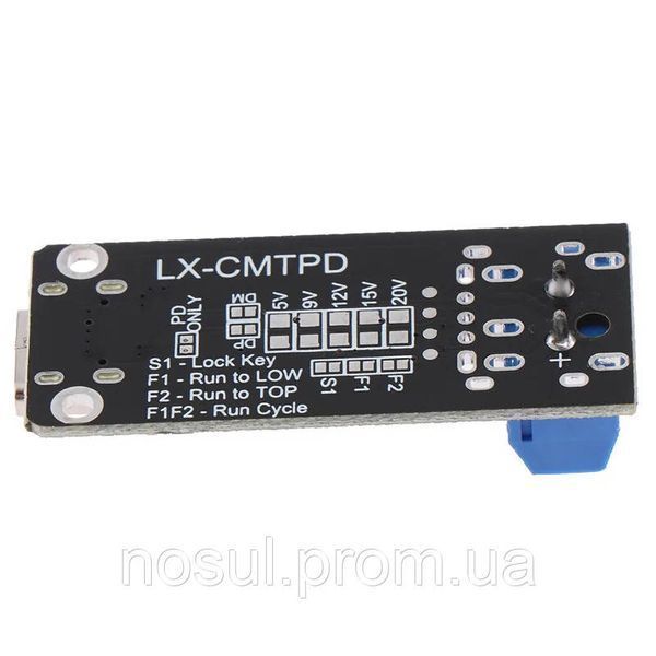 LX-CMTPD PD/QC зарядное устройство ЗУ 100W 5-9-12-15-20V, 5A (вход Type-C мама, выход 2 pin мама "под винт") 7486 фото