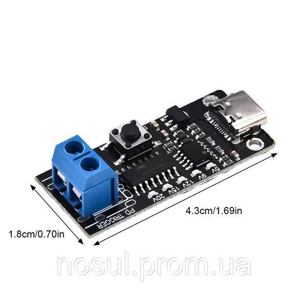 LX-CMTPD PD/QC зарядное устройство ЗУ 100W 5-9-12-15-20V, 5A (вход Type-C мама, выход 2 pin мама "под винт") 7486 фото