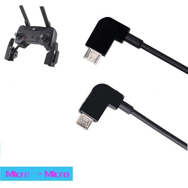 Кабель для DJI дронів microUSB &mdash; microUSB для пульта DJI Spark/Mavic Mini/Pro/Air/Platinum 5356 фото