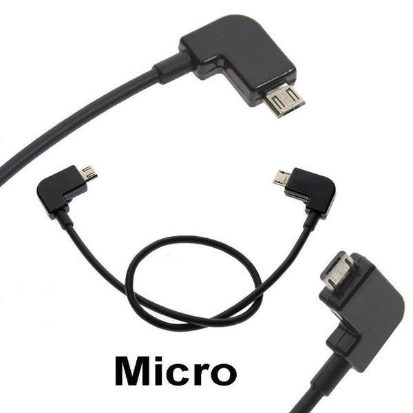 Кабель для DJI дронів microUSB &mdash; microUSB для пульта DJI Spark/Mavic Mini/Pro/Air/Platinum 5356 фото