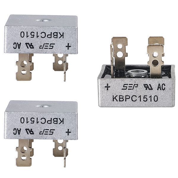 KBPC1510 (15A 1000V) міст діодний Diode Bridge Rectifier перетворювач змінного струму на постійний 7776 фото