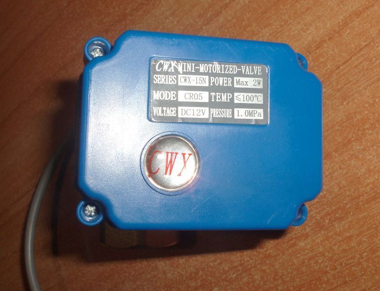 CWX-15N DC12V DN20 CR05 клапан кран электромагнитный перекрытия воды 3/4'. Шаровой кран 5091 фото