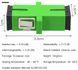 SC/APC одномодовый оптический соединитель (фланцевый адаптер) 9/125 мкм SM FTTH GPON объединитель адаптер 8213 фото 9