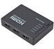 HDMI-комутатор світчер 5*1 портів (5 входів &mdash; 1 вихід) з ІЧ-пультом &mdash; перемикач для Xbox, PS4/PS5, DVD, ПК, ноутбука, ТВ 3511-3 фото 7