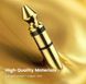 Стереоадаптер штекер 6.3 мм aux (6.35 mm male тато) &mdash; 3.5 мм (female мама) mini jack золоте напилення adapter 4239 фото 12