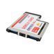 Адаптер ASM1042 ExpressCard 54 - USB 3.0 (2 port) контроллер ЮСБ (Thinkpad X201) Laptop Notebook ноутбук замен 7629 фото 3