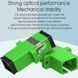 SC/APC одномодовый оптический соединитель (фланцевый адаптер) 9/125 мкм SM FTTH GPON объединитель адаптер 8213 фото 7