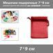 Мешочки подарочные 7*9 см упаковка однотон органза (без рисунка) цвет БОРДОВЫЙ с завязками 7533 фото 1