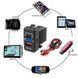 Сокет Toyota USB 2 порти USB (type-C PD + QC 3.0) 40*40*22мм 12-24В установка в заглушку кнопок ВОЛЬТМЕТР LED 6907 фото 5