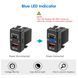 Сокет Toyota USB 2 порти USB (type-C PD + QC 3.0) 40*40*22мм 12-24В установка в заглушку кнопок ВОЛЬТМЕТР LED 6907 фото 6
