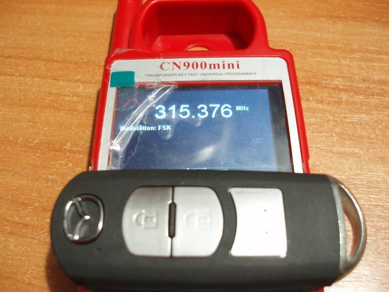 Смарт-карта ключ MAZDA SKE13E-01 Вуличний ID49 315 MHz NXP7953 key USA SMART (FCC ID SKE13D01) 4892 фото