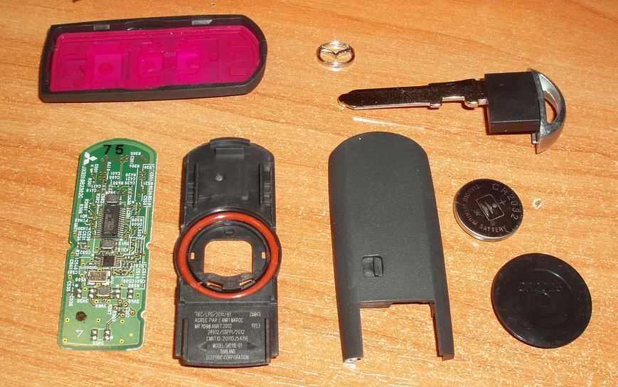 Смарт-карта ключ MAZDA SKE13E-01 Вуличний ID49 315 MHz NXP7953 key USA SMART (FCC ID SKE13D01) 4892 фото