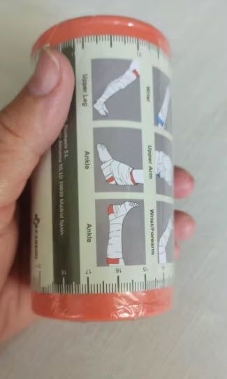 Шина медична універсальна фіксувальна CARBOU First Aid (11*46 см) алюмінієво-полімерна посилена тактичі 8010 фото