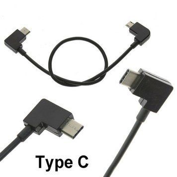 Кабель для DJI дронів microUSB &mdash; USB Type-C для пульта DJI Mavic Pro, DJI Mavic Pro Platinum 5357 фото