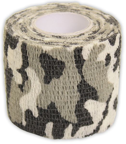Лента SNOW CAMO (грязный снег) Army CAMOUFLAGE тактическая камуфляжная самоклейка для маскировки засидка 3783 фото