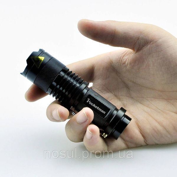Ліхтар Pocketman BL Mini Q5 LED Light 300 LM (живлення 14500 або АА) алюміній 6685 фото