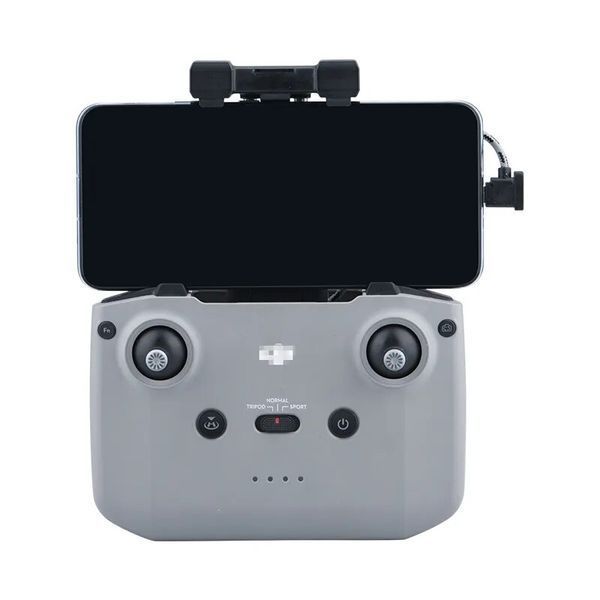 Кабель (30 см) для DJI дронов microUSB - USB Type-C (ПВХ, нейлоновая оплетка) для пультов ДУ квадрокомпер DJI 5357-2 фото
