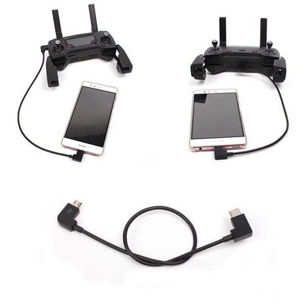 Кабель для DJI дронів microUSB &mdash; USB Type-C для пульта DJI Mavic Pro, DJI Mavic Pro Platinum 5357 фото