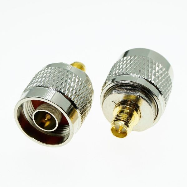 Переходник N Type Male (папа) - RP-SMA Female (мама) RF Coaxial Connector 7086 фото