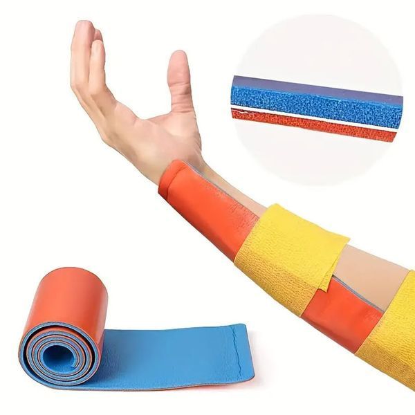 Шина медична універсальна фіксувальна CARBOU First Aid (11*46 см) алюмінієво-полімерна посилена тактичі 8010 фото