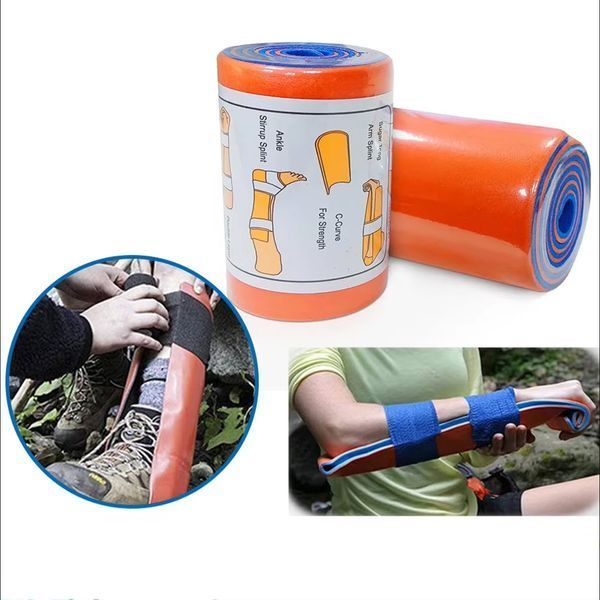 Шина медична універсальна фіксувальна CARBOU First Aid (11*46 см) алюмінієво-полімерна посилена тактичі 8010 фото