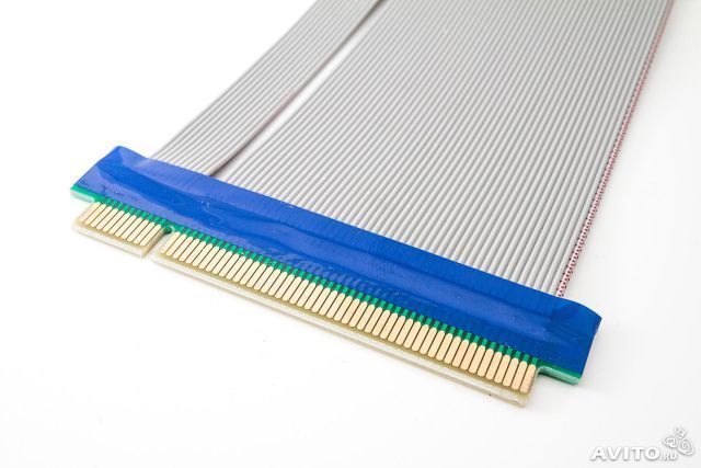 Райзер PCI 32-bit гнучкий шлейф подовжувач extender 193 фото