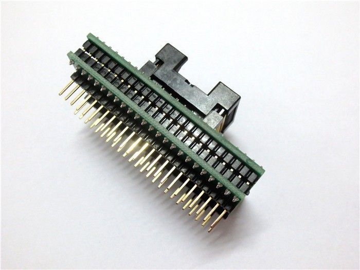 Перехідник TSOP48 &mdash; DIP48 для програматора 0.5 mm RT809F RT809H XELTEK USB адаптер панелька з нульовим зусиллям 3699 фото
