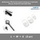 Амбашюры (набор 3 шт) Plantronics ушной вкладыш к гарнитуре Marque M155 975 925 M25 M55 2998 фото 1
