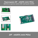 Перехідник ZIF ― mSATA (mini PCIe) SSD 50 мм адаптер заміна HDD зиф Espada ZmSATA 2985 фото 1