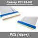 Райзер PCI 32-bit гнучкий шлейф подовжувач extender 193 фото 1