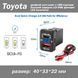 Сокет Toyota USB 2 порта USB (type-C PD + QC 3.0) 40*33*22 мм 12-24В установка в заглушку кнопок ВОЛЬТМЕТР LED 6908 фото 1