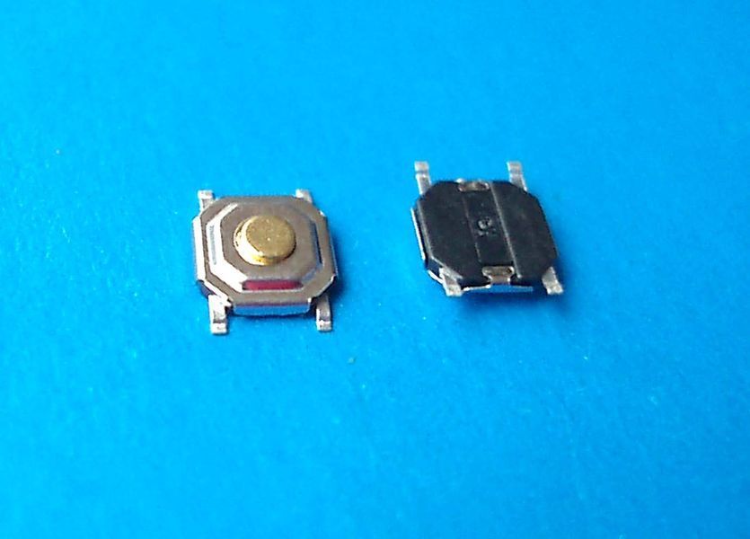 Кнопка тактова 4 х 4 х 4 х 1.5 мм (5 х 5 х 1.5 мм) 4pin DIP SMD мікроперемикач телефон сигналізація брелок r 3913 фото