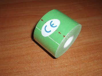 Кинезио тейп GREEN зелены Kinesio tape 5м снимает боль в мышцах и суставах новый метод лечения эластичный бинт 4533 фото
