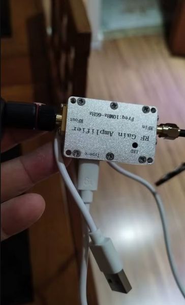 WYDZ-LAN Усилитель антенный (диапазон 10 MHz...6 GHz) -30DB- дБ разъем SMA female питание USB алюминиевый корпус Компактный усилитель сигнала, работающий в диапазоне частот от 10 МГц до 6 ГГц (GPS/GNSS; прием/передача; работа с SDR; усиление сигнала ПЧ).  7837-3 фото