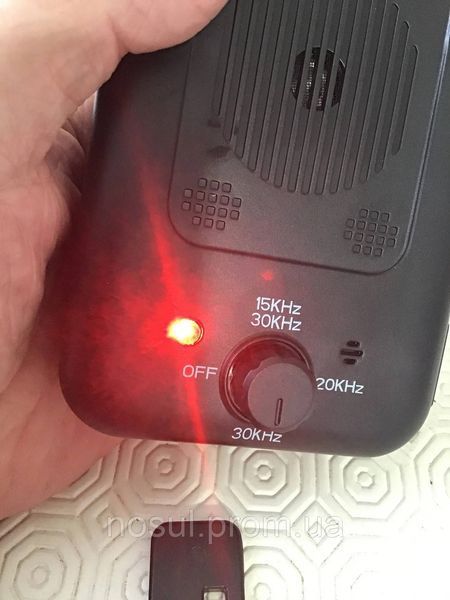 АНТИЛАЙ ультразвуковой стационарный автономный АКБ 1500 mAh, с выбором частоты (15 KHz, 30 KHz) и датчиком лая 7560 фото
