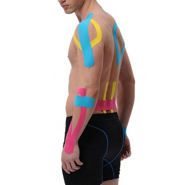Кинезио тейп GREEN зелены Kinesio tape 5м снимает боль в мышцах и суставах новый метод лечения эластичный бинт 4533 фото