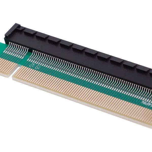 Райзер PCI-E 16x 1U(прямой) удлинитель extender video card miner mining 7521 фото