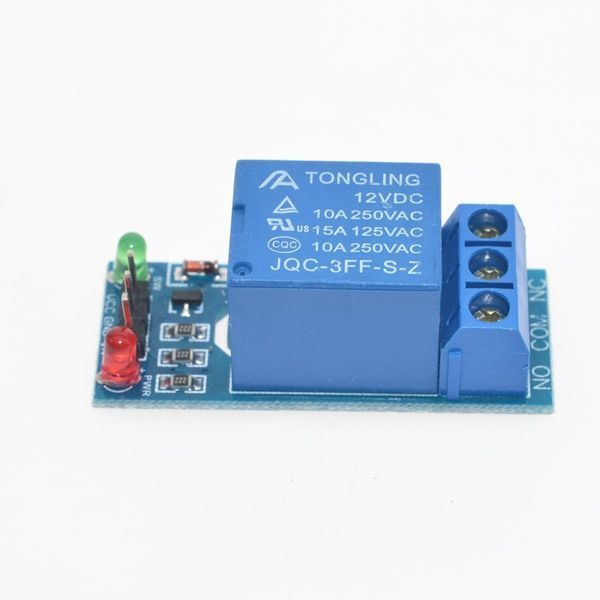Реле 12V 1-канал модуль 12В 1-Channel Relay Module Shield for Arduino ARM PIC AVR DSP Electronic 10A 2404 фото