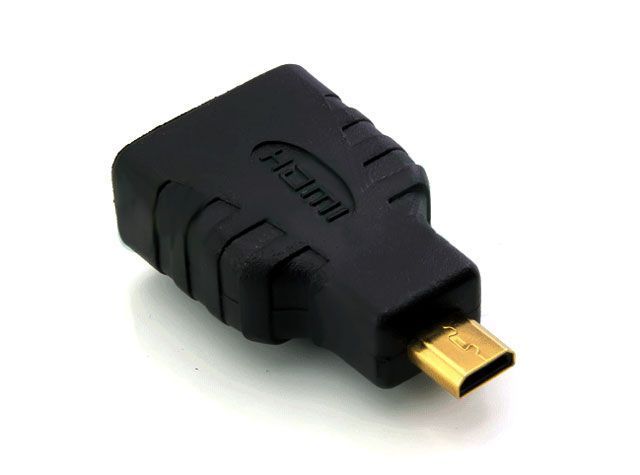Перехідник HDMI female (мама) - micro HDMI male (тато) об'єднювач Coupler HTC Evo Blackberry Playbook LG 4G 2231 фото