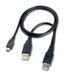 Кабель Dual USB Type-A "тато" (*2) &mdash; mini USB 5 pin Type B "тато" посилений (з дод.живленням) 0,5 м для засочення пристроїв із високим енергоспоживанням Кабель із подвійним USB-A &mdash; рішення для пристроїв із високим енергоспоживанням типу старих зовнішніх H 8166 фото 3