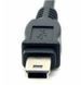 Кабель Dual USB Type-A "тато" (*2) &mdash; mini USB 5 pin Type B "тато" посилений (з дод.живленням) 0,5 м для засочення пристроїв із високим енергоспоживанням Кабель із подвійним USB-A &mdash; рішення для пристроїв із високим енергоспоживанням типу старих зовнішніх H 8166 фото 2