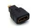 Перехідник HDMI female (мама) - micro HDMI male (тато) об'єднювач Coupler HTC Evo Blackberry Playbook LG 4G 2231 фото 1