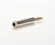 CTIA OMTP Apple Nokia AV перехідник 3.5 мм 4 pin (тато) &mdash; 2.5 мм 4-pin stereo (мама) ЗОЛОТ.НАПІЛЕННЯ 4 pole Male to 3 pole Female Jack Stereo Audio Adapter 3.5 M Adaptor 7973-2 фото 7