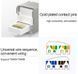 Keystone модуль RJ45 CAT7 для сетевых компьютерных розеток (под рамку блока розеток или патч-панелей) Jack 6356 фото 2