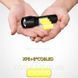 Ліхтар тактичний міні компактний CREE Q5+COB Light 300 LM micro USB вбудована батарея тактичний живлення micro USB 4743-2 фото 2