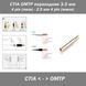 CTIA OMTP Apple Nokia AV перехідник 3.5 мм 4 pin (тато) &mdash; 2.5 мм 4-pin stereo (мама) ЗОЛОТ.НАПІЛЕННЯ 4 pole Male to 3 pole Female Jack Stereo Audio Adapter 3.5 M Adaptor 7973-2 фото 1