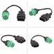 Переходник Autocom TCS 16pin - J1939 9 pin MALE (GREEN Type) Cummins Diesel Truck Deutsch 7315 фото 5